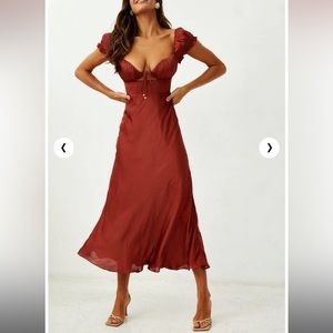 Saige and Paige jasmine cherry chocolate dress